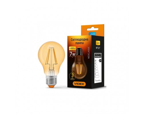 Лампочка TITANUM Filament A60 7W E27 2200K бронза (TLFA6007272A)