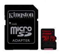 Карта памяти Kingston 256GB microSDXC class 10 UHS-I U3 (SDCR/256GB)
