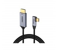 Кабель мультимедійний USB-C to HDMI 1.8m USB 3.1 L-type 4K60Hz Choetech (XCH-1803)