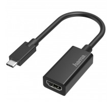 Перехідник USB-C to HDMI Ultra HD 4K Black Hama (00200315)