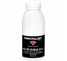 Тонер HP CLJ Pro M252/M452, Canon 045, 50г Magenta Printalist (TR-CF403A-55-PL)