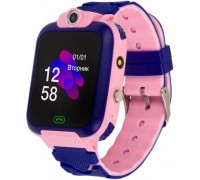Смарт-годинник ATRIX iQ2400 IPS Cam Flash Pink дитячий телефон-часы з трекером (iQ2400 Pink)