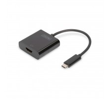 Перехідник USB-C to HDMI UHD 4K, M/F, 0.15 m Digitus (DA-70852)