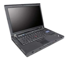 Ноутбук Lenovo ThinkPad T61- Intel-C2D-T8300-2,4GHz-4Gb-DDR2-100Gb-HDD-W14-DVD-R-(B)- Б/В