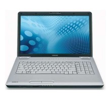 Ноутбук Toshiba L550-1C8-Intel Pentium T4400-2.2GHz-8Gb-DDR3-180Gb-HDD-W17.3-Web-DVD-RW-(B)-Б/В