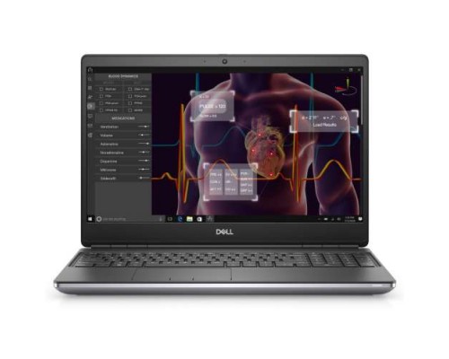 Ноутбук Dell  Precision 7550-Intel Core i7-10850H-2.7GHz-32Gb-DDR4-512Gb-SSD-W15.6-FHD-IPS-Web-Quadro RTX 3000-(6gb)-(B)-Б/В