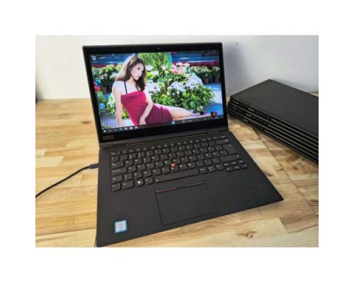 Ноутбук Lenovo ThinkPad X1 Yoga-Intel Core i7-8650U-1.9GHz-16Gb-DDR4-256Gb-SSD-W14-IPS-Touch-FHD-Web-(Битий сенсор ОК)-(C)-Б/В