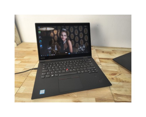 Ноутбук Lenovo ThinkPad X1 Yoga-Intel Core i7-8650U-1.9GHz-16Gb-DDR3-256Gb-SSD-W14-IPS-Touch-FHD+Web-(Битий сенсор ОК)-(C)-Б/В