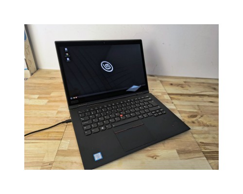 Ноутбук Lenovo ThinkPad X1 Yoga-Intel Core i7-8650U-1.9GHz-16Gb-DDR3-256Gb-SSD-W14-IPS-Touch+FHD-Web-(Битий сенсор ОК)-(C)-Б/В