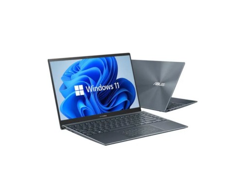 Ноутбук ASUS ZenBook-14-UM425I-AMD-Ryzen 5-4500U-2.38GHz-8Gb-DDR4-256Gb-SSD-W14-Web-AMD Radeon-FHD-IPS(B)- Б/В