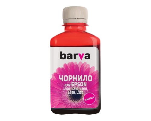 Чорнило Barva EPSON L100/L210/L300/L350/L355 180г (T6643) MAGENTA (L100-403)