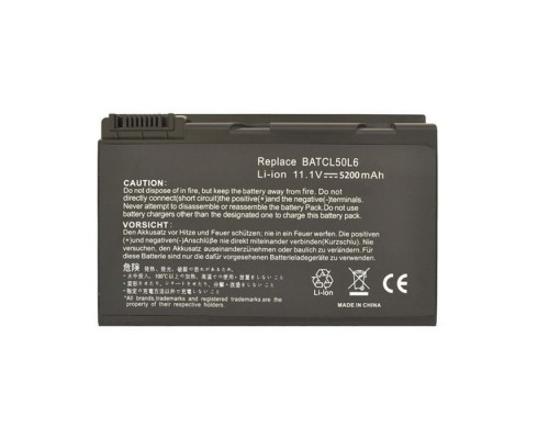 Акумулятор до ноутбука AlSoft Acer BATBL50L6 5200mAh 6cell 11.1V Li-ion (A41123)
