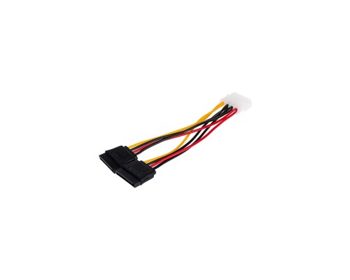 Кабель живлення SATA power 2x 0.2m Atcom (16148)