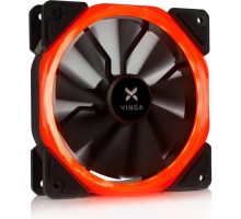 Кулер до корпусу Vinga LED fan-01 red