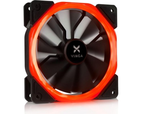 Кулер до корпусу Vinga LED fan-01 red