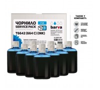 Чорнило Barva Epson L100/L210/L300/L350/L355 Cyan 10x100мл ServicePack (E-L100C-1SP)