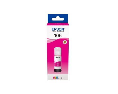 Контейнер з чорнилом Epson 106 magenta (C13T00R340)