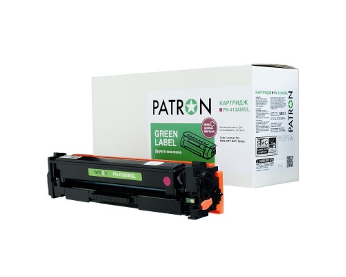 Картридж Patron HP CLJ CF413A, для Pro M452/M477 Magenta, GREEN Label (PN-410AMGL)