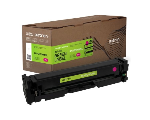 Картридж Patron HP CLJ (CF403X для M252/M274/M277 Magenta, GREEN Label (PN-201XMGL)