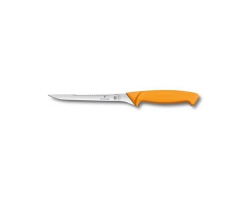 Кухонний ніж Victorinox Swibo, Filleting, оранжевый, 16 см (5.8448.16)