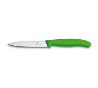 Кухонний ніж Victorinox SwissClassic для нарезки 8 см, зеленый (6.7606.L114)