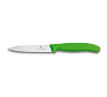 Кухонний ніж Victorinox SwissClassic для нарезки 8 см, зеленый (6.7606.L114)