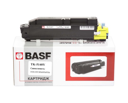 Тонер-картридж BASF Kyoсera TK-5140 Yellow, 1T02NRANL0 (KT-TK5140Y)