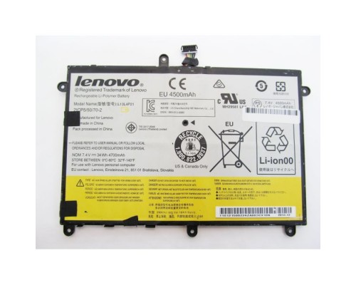 Акумулятор до ноутбука Lenovo Yoga 2 Pro 11" L13L4P21, 34Wh (4700mAh), 2cell, 7.4V, Li-Pol (A47211)