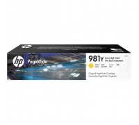 Картридж HP PageWide 981Y Yellow 16K, Enterprise 556/586 (L0R15A)