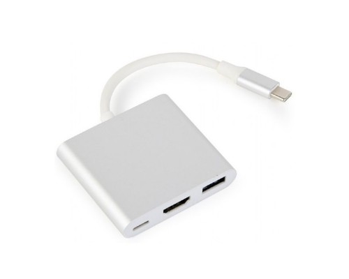 Перехідник USB Type-C to HDMI Cablexpert (A-CM-HDMIF-02-SV)
