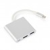 Перехідник USB Type-C to HDMI Cablexpert (A-CM-HDMIF-02-SV)