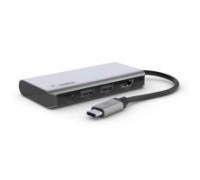 Концентратор Belkin USB-C 4in1 Multiport Dock (AVC006BTSGY)