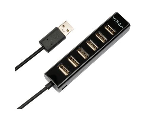 Концентратор Vinga USB2.0 to 7*USB2.0 HUB (VHA2A7)