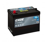 Акумулятор автомобільний EXIDE PREMIUM 75A (EA755)