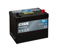 Акумулятор автомобільний EXIDE PREMIUM 75A (EA754)