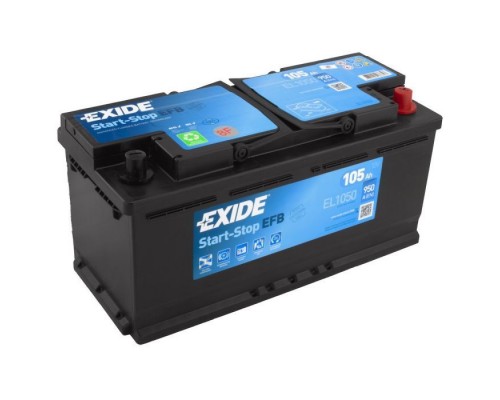 Акумулятор автомобільний EXIDE START-STOP EFB 105A (EL1050)