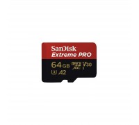 Карта пам'яті SanDisk 64GB microSDXC class 10 UHS-I U3 Extreme Pro V30 (SDSQXCU-064G-GN6MA)