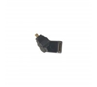 Перехідник HDMI AF to micro HDMI AM, 360 degree PowerPlant (CA910618)