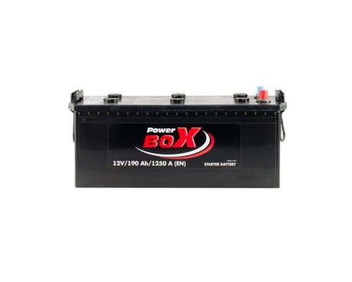 Акумулятор автомобільний PowerBox 190 Аh/12V А1 Euro (SLF190-00)