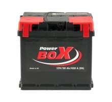 Акумулятор автомобільний PowerBox 50 Аh/12V А1 Euro (SLF050-00)
