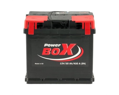Акумулятор автомобільний PowerBox 50 Аh/12V А1 Euro (SLF050-00)