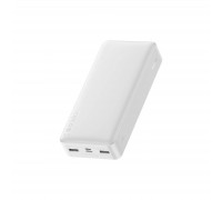 Батарея універсальна Baseus Bipow 20000mAh, 15W, USB-C/3A, 2*USB-A/3A(max.), +cable, white (PPBD050102)