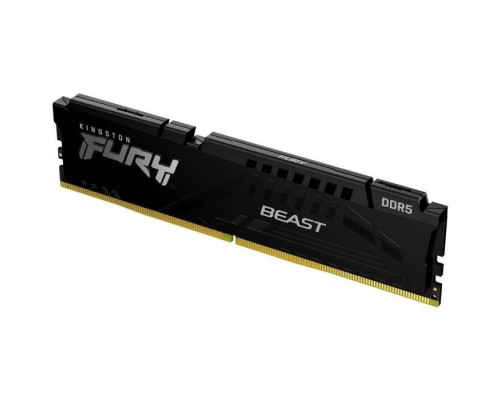 Модуль пам'яті для комп'ютера DDR5 32GB 5600 MHz Beast Black Kingston Fury (ex.HyperX) (KF556C40BB-32)