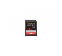 Карта пам'яті SanDisk 64GB SD class 10 UHS-I U3 V30 Extreme PRO (SDSDXXU-064G-GN4IN)