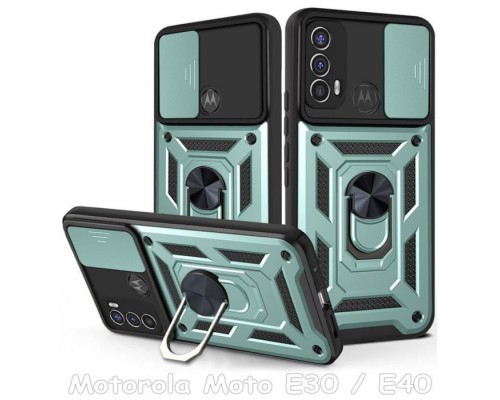 Чохол до мобільного телефона BeCover Military Motorola Moto E30 / E40 Dark Green (708184)