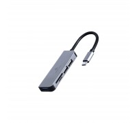 Концентратор Cablexpert USB-С to 1 х USB 3.1 Gen1 (5 Gbps), 2 х USB 2.0, CardReader (UHB-CM-CRU3P1U2P2-01)