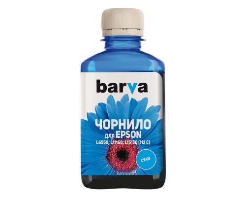 Чорнило Barva Epson 112 180 мл, cyan (E112-822)