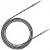 Кабель мультимедійний 3.5mm M to 3.5mm M 1.5m silver-black Baseus (CAM30-CS1)