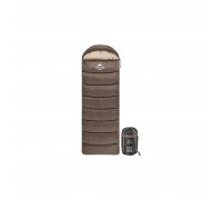 Спальний мішок Naturehike U150 NH20MSD07 Brown Right (6927595764381-R)