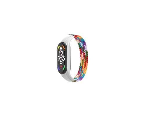 Ремінець до фітнес браслета Armorstandart Braided Solo Loop для Xiaomi Mi Band 7/6/5/4 Pride Edition size M (ARM64940)